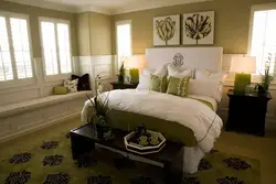 Olive bedroom interior