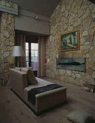 Stone apartment decor photo