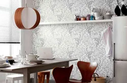 Photo of beautiful wallpaper for the kitchen