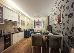 Photo of beautiful wallpaper for the kitchen