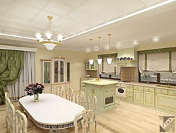 Classic Kitchen With Built-In Appliances Photo