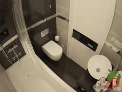Bath With Toilet 8 Sq M Design Photo