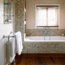 Bathroom With Window Design Tiles