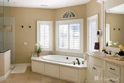 Bathroom With Window Design Tiles