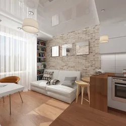 Qonaq otağı loft dizaynı