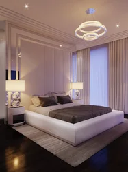 Modern ceiling in the bedroom design photo