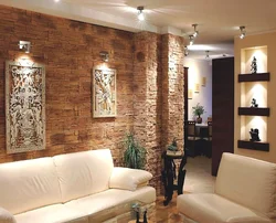 Living room wall design pictures