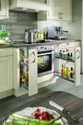 Small kitchen design with appliances