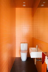 Фото ванна оранжевая
