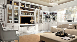 White Furniture In The Living Room Interior