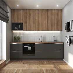 3m kitchen with refrigerator design