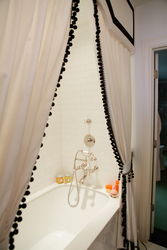 Bathroom Curtain Design Photo