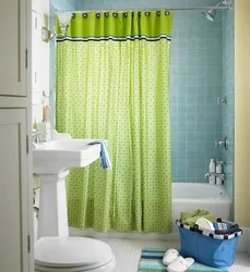 Bathroom Curtain Design Photo