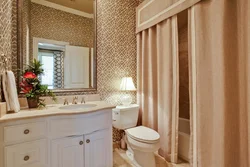 Bathroom curtain design photo