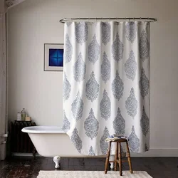 Bathroom Curtain Design Photo
