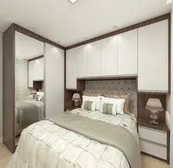 Bedroom design 9m2 with window