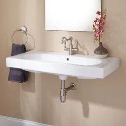 Photo of a bathroom sink in a house