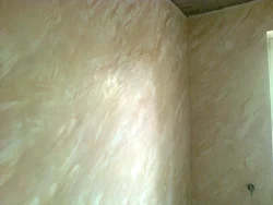 Photo Of Venetian Plaster On The Walls In The Kitchen