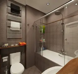 Bathroom interior in a small apartment