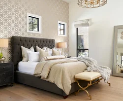 Accents in the bedroom interior photo