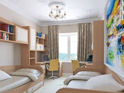 Children's bedroom design for two children