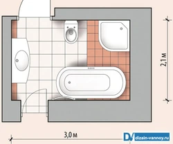 Bathroom layouts with bathtub photo