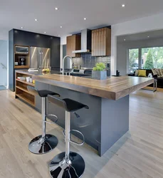 Kitchen Design With Island Photo