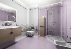 Керамикадағы ванна бөлмесінің дизайны
