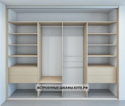 Wardrobes for the bedroom photo inside with dimensions