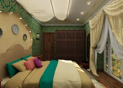 Восточный дизайн спальни