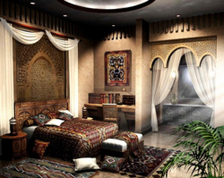 Oriental bedroom design