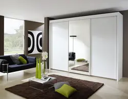 Built-in wardrobe design in the living room