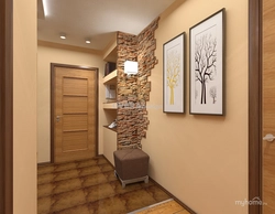 Options for renovating a corridor in an apartment photo