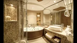 Design Of A Large Bathroom In The House Photo