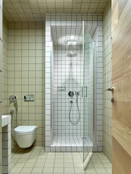 Küvetsiz müasir vanna otağı dizaynı fotoşəkili