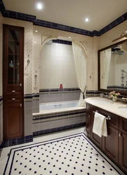 American bathroom interior