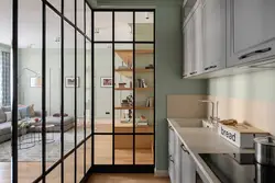 Partitions in the kitchen for zoning photos with your own