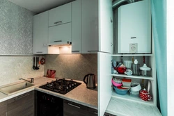 Kitchen 5M2 Design With Refrigerator And Speaker