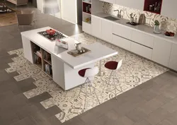 Kitchens with porcelain stoneware floors photo