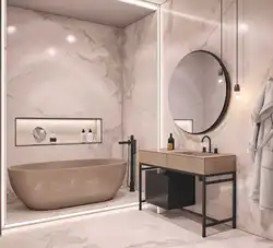 Новые тенденции дизайна ванной комнаты фото