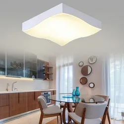 Modern design of chandeliers for the kitchen photo