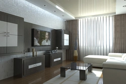 Room design 16 meters as a living room