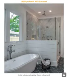 Regular bathroom tile design