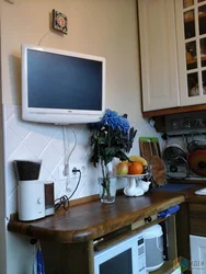 TV design in the kitchen photo