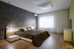 Bedroom wall plaster design