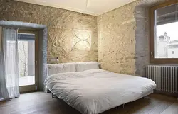 Дызайн тынкоўкі сцен спальні
