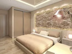 Дизайн штукатурки стен спальни