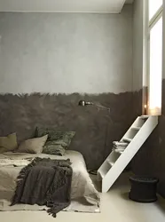 Bedroom wall plaster design