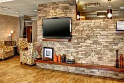 Decorative Stones For Apartment Interior Photo Design