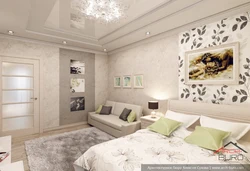 Bedroom Living Room 17 M Design Photo